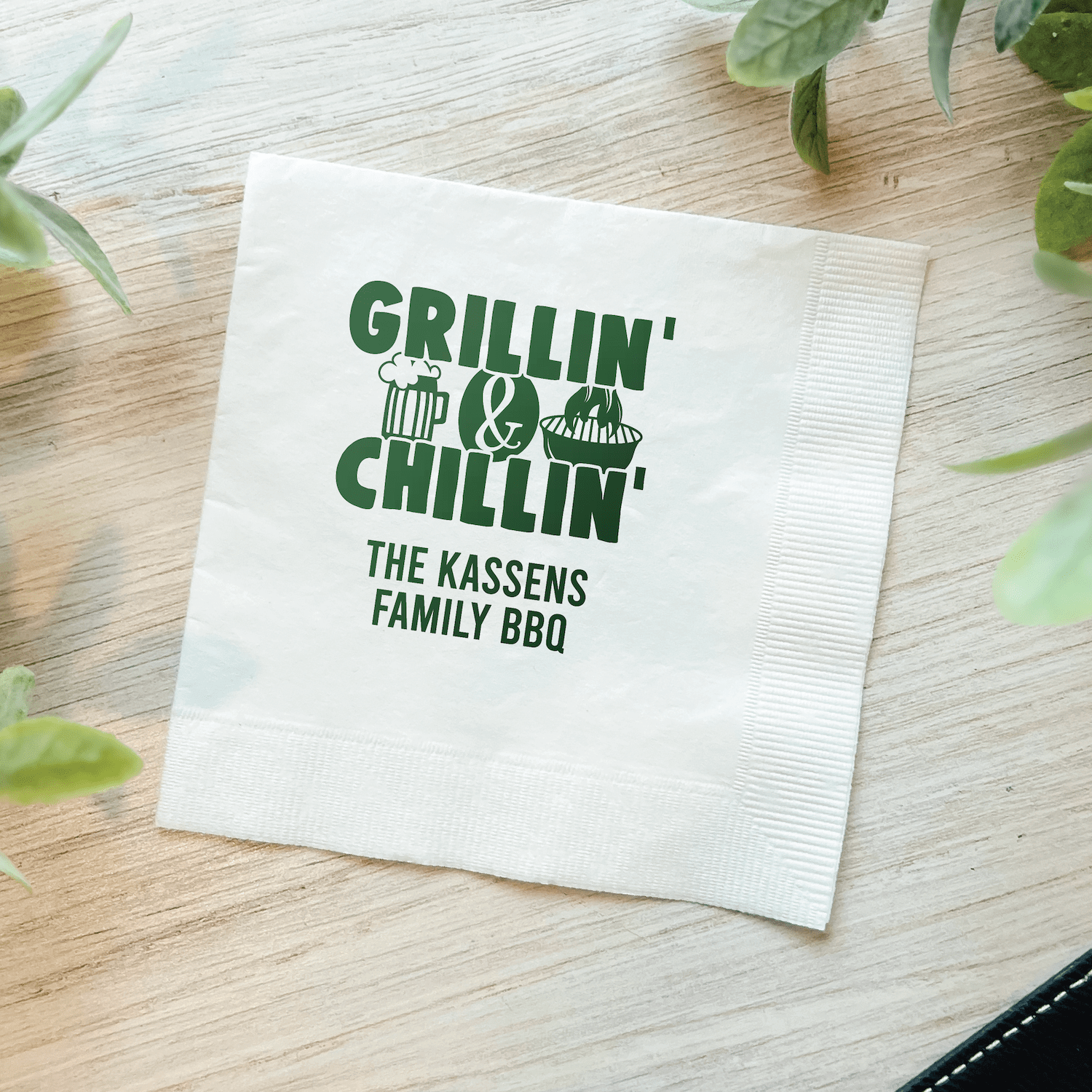 Grillin‚Äô & Chillin‚Äô Summer Party Napkins