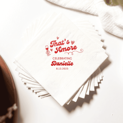 That’s Amore Bridal Shower Napkins