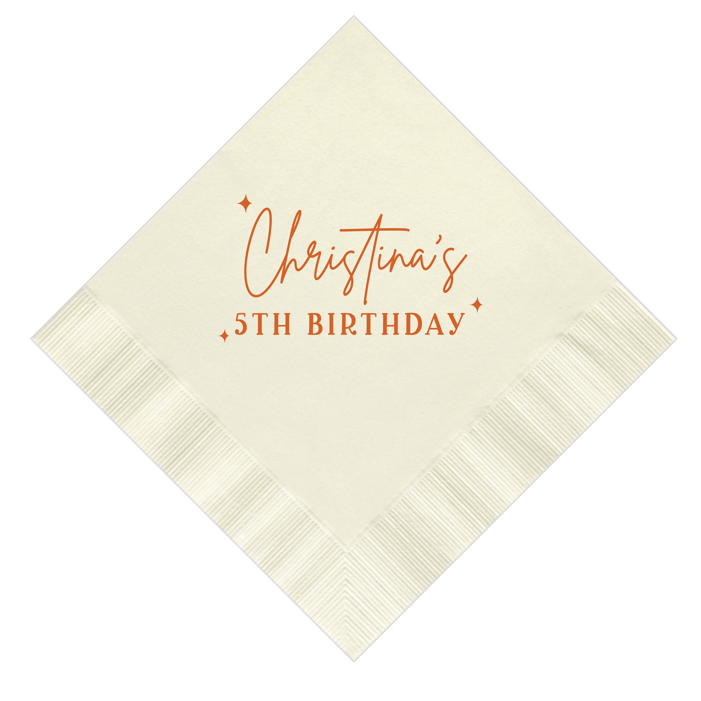 Sparkle and Shine Birthday Napkins - Napkins - Foil Stamped