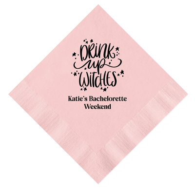 Drink Up Witches Personalized Napkins