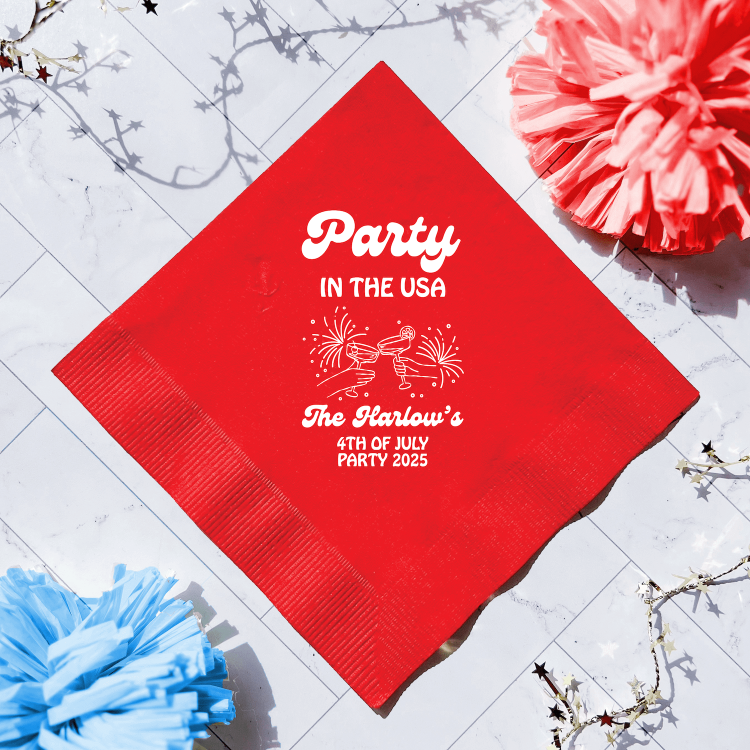 Party in the USA 4th of July Napkins