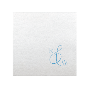 Monogrammed Wedding Premium Uncoined Napkins