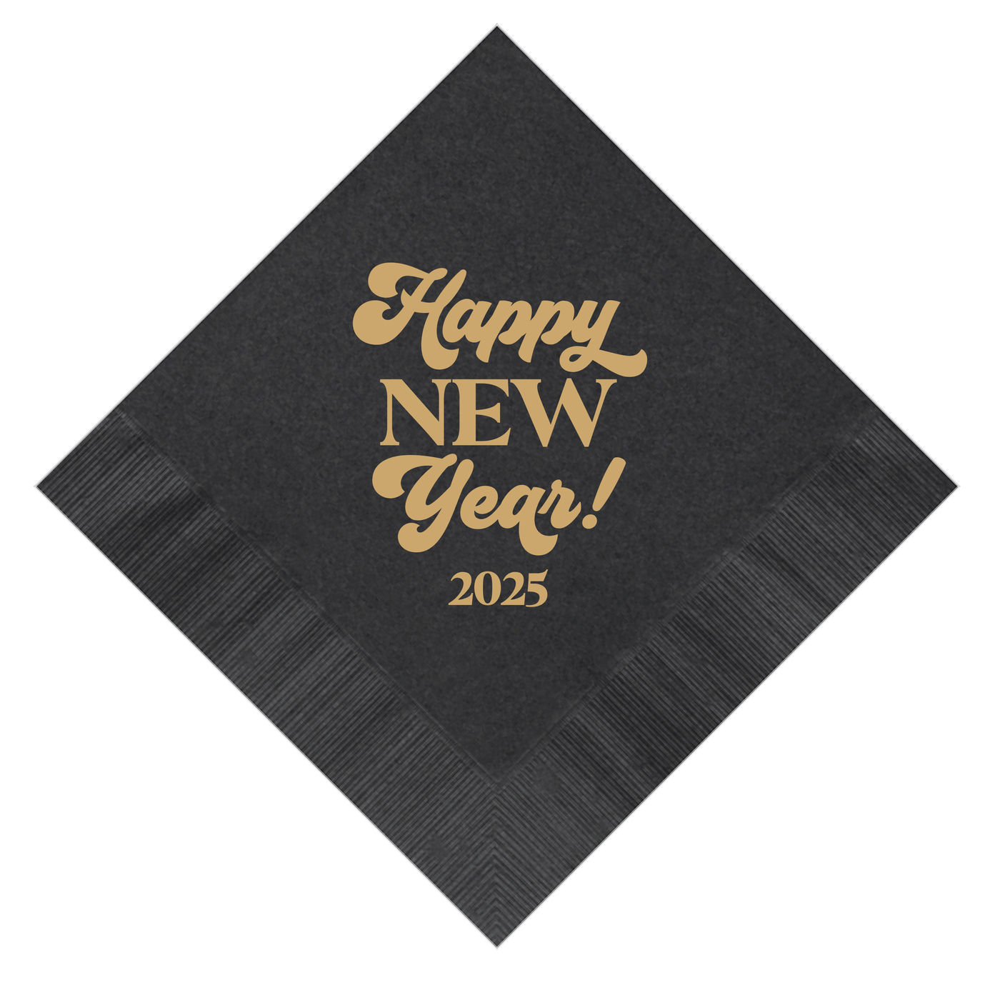 Happy New Year Groovy Napkins