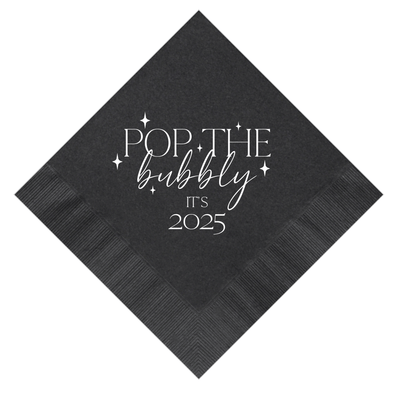 Pop The Bubbly NYE Napkins