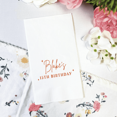 Star of the Day Birthday Napkins