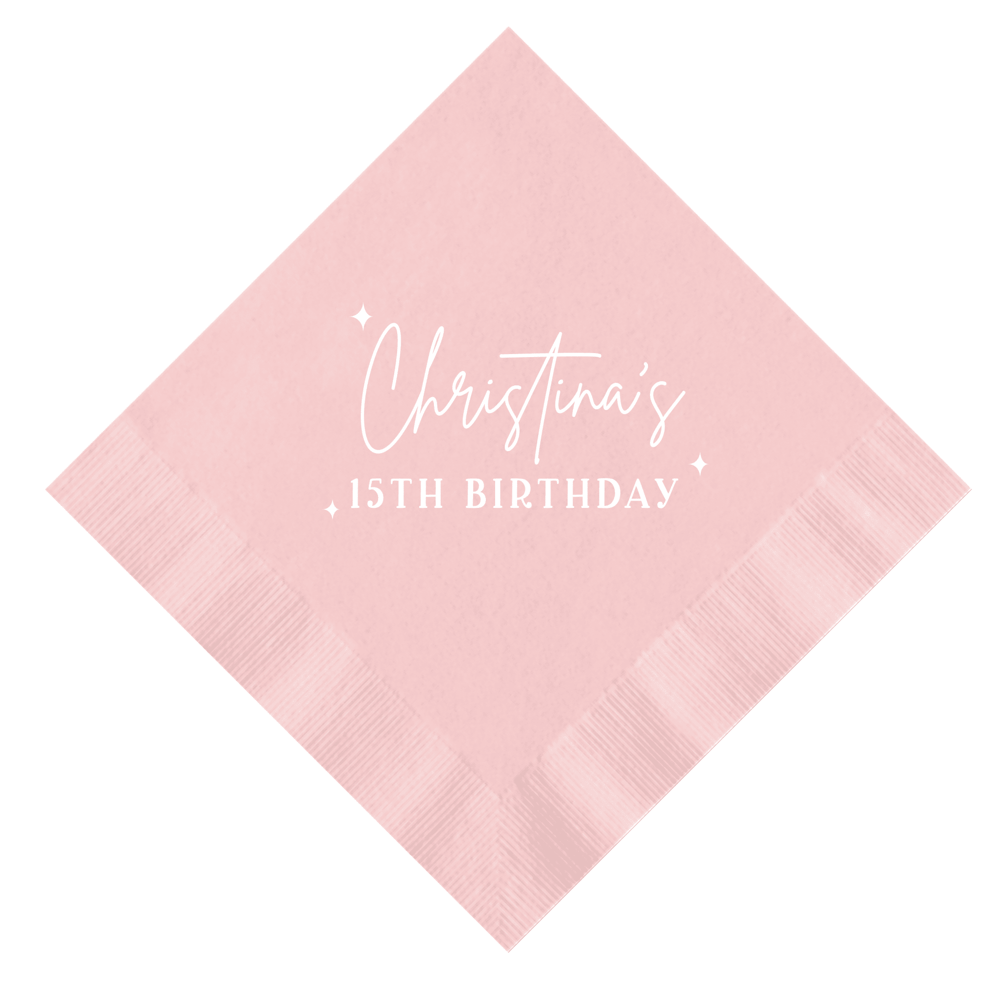 Time to Party Birthday Napkins - Napkins - Foil Stamped