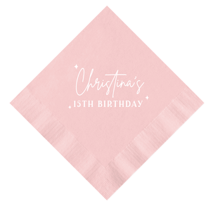 Star of the Day Birthday Napkins