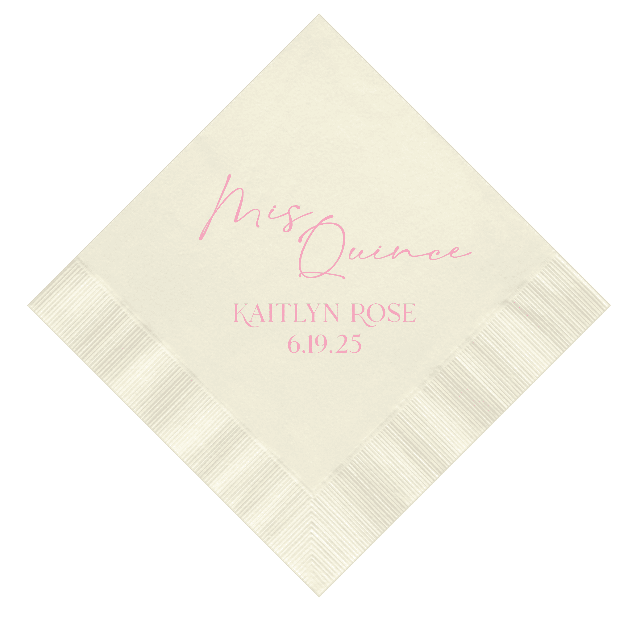 Mis Quince Magic Birthday Napkins - Napkins - Foil Stamped