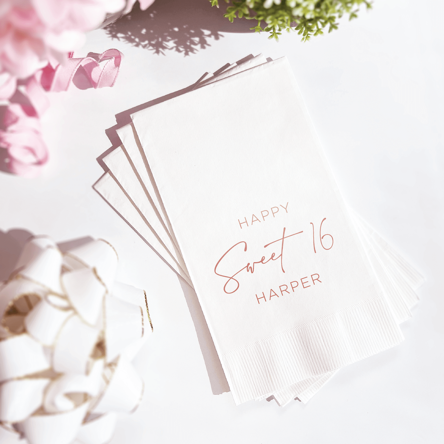 Happy Sweet 16 Birthday Napkins