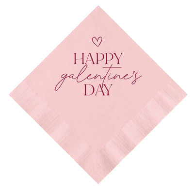 Happy Galentine's Day Party Napkins