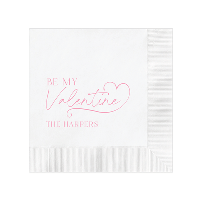 Be My Valentine Party Napkins