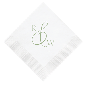 Monogrammed Wedding Napkins