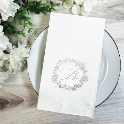 Personalized Monogram Wedding Napkins