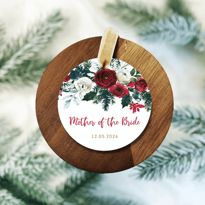 Mother of the Bride Christmas Ornament