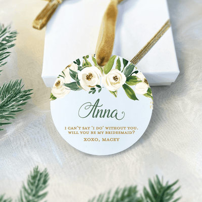Bridal Party Proposal Keepsake Ornament