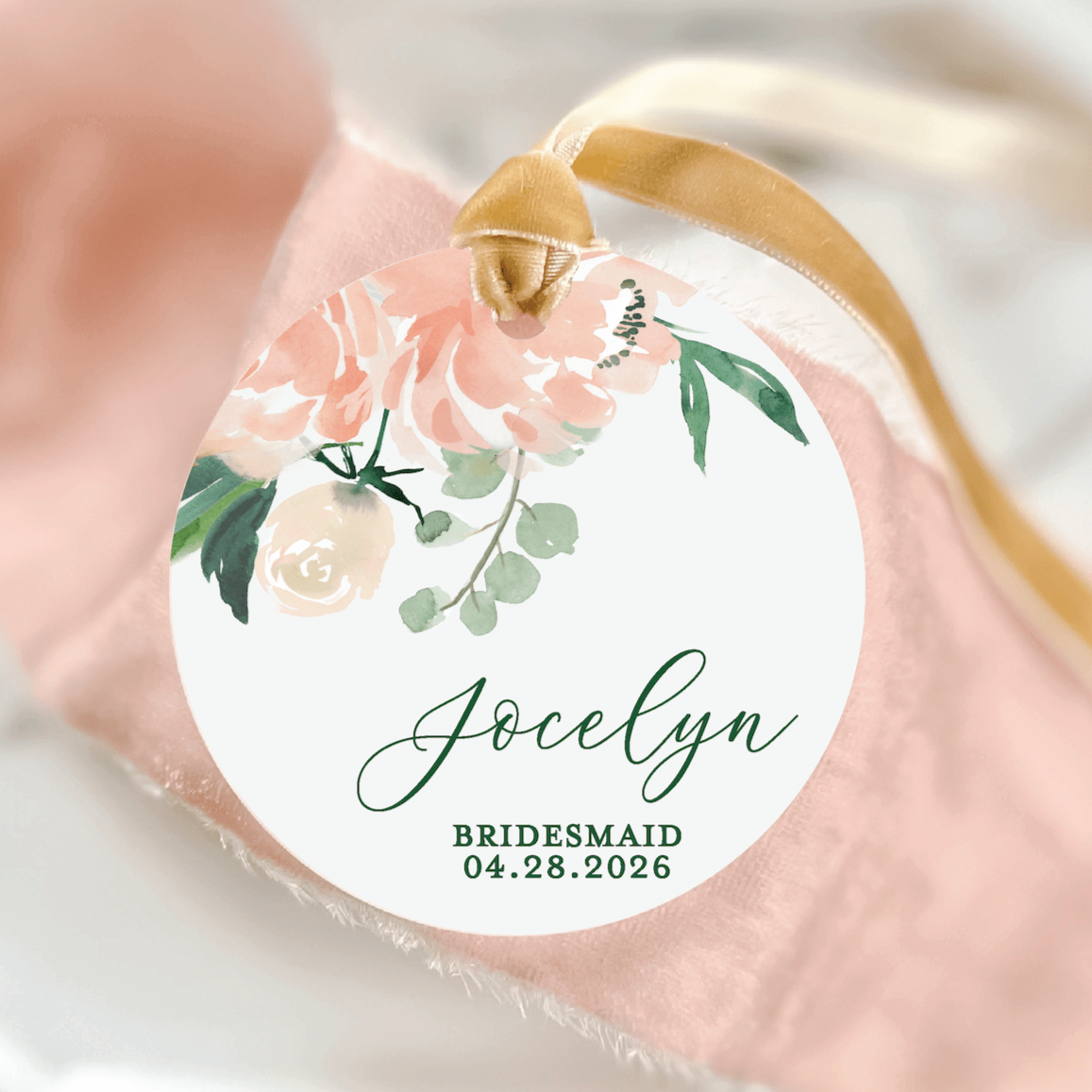 Custom Bridesmaid Ornament