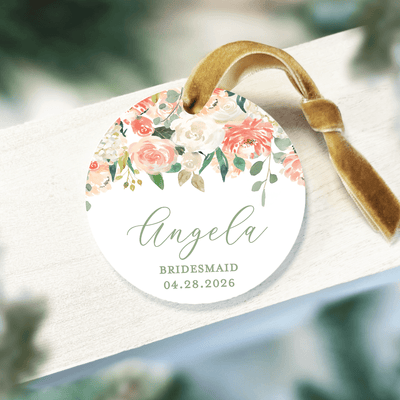 Personalized Bridesmaid Acrylic Ornament