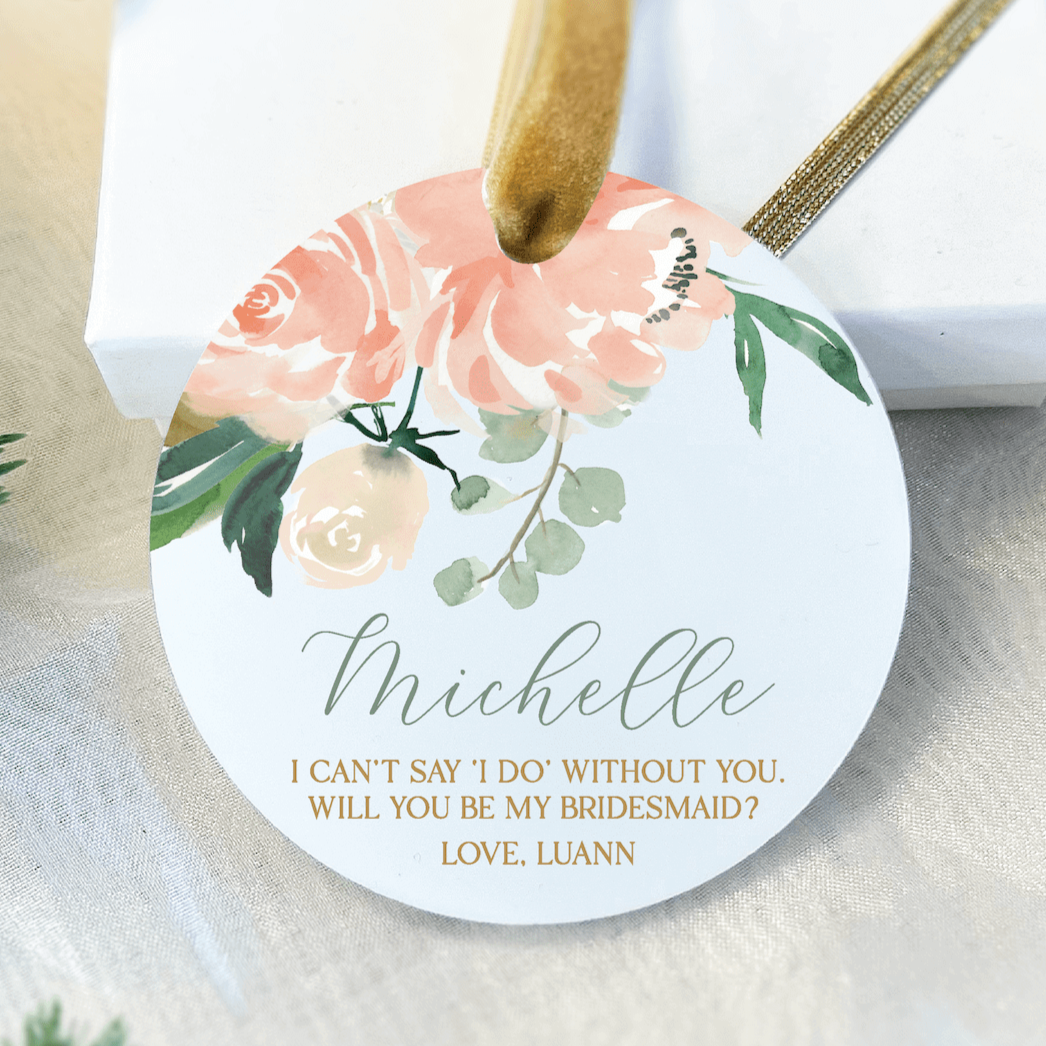 Bridesmaid & Maid of Honor Proposal Ornament