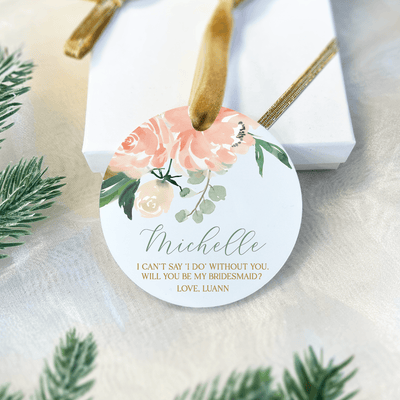 Bridesmaid & Maid of Honor Proposal Acrylic Ornament