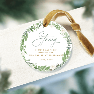 Personalized Bridal Proposal Acrylic Ornament