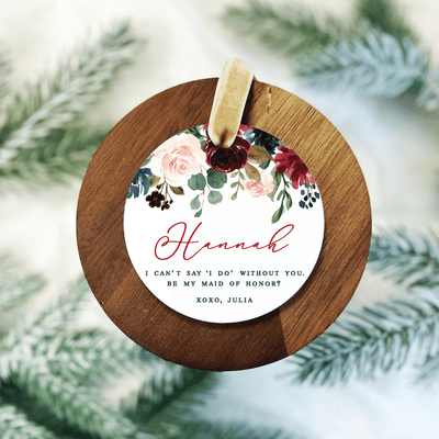 Bridal Party Proposal Acrylic Ornament