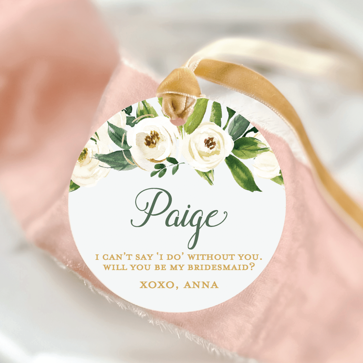 Bridal Party Christmas Ornament