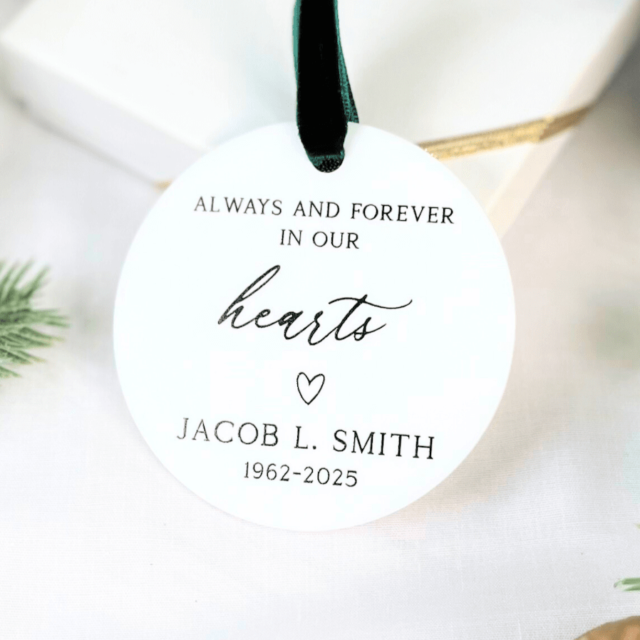 Always in Our Hearts Memorial Ornament