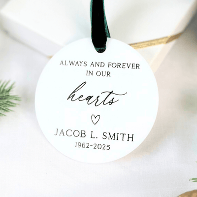 Always in Our Hearts Memorial Ornament