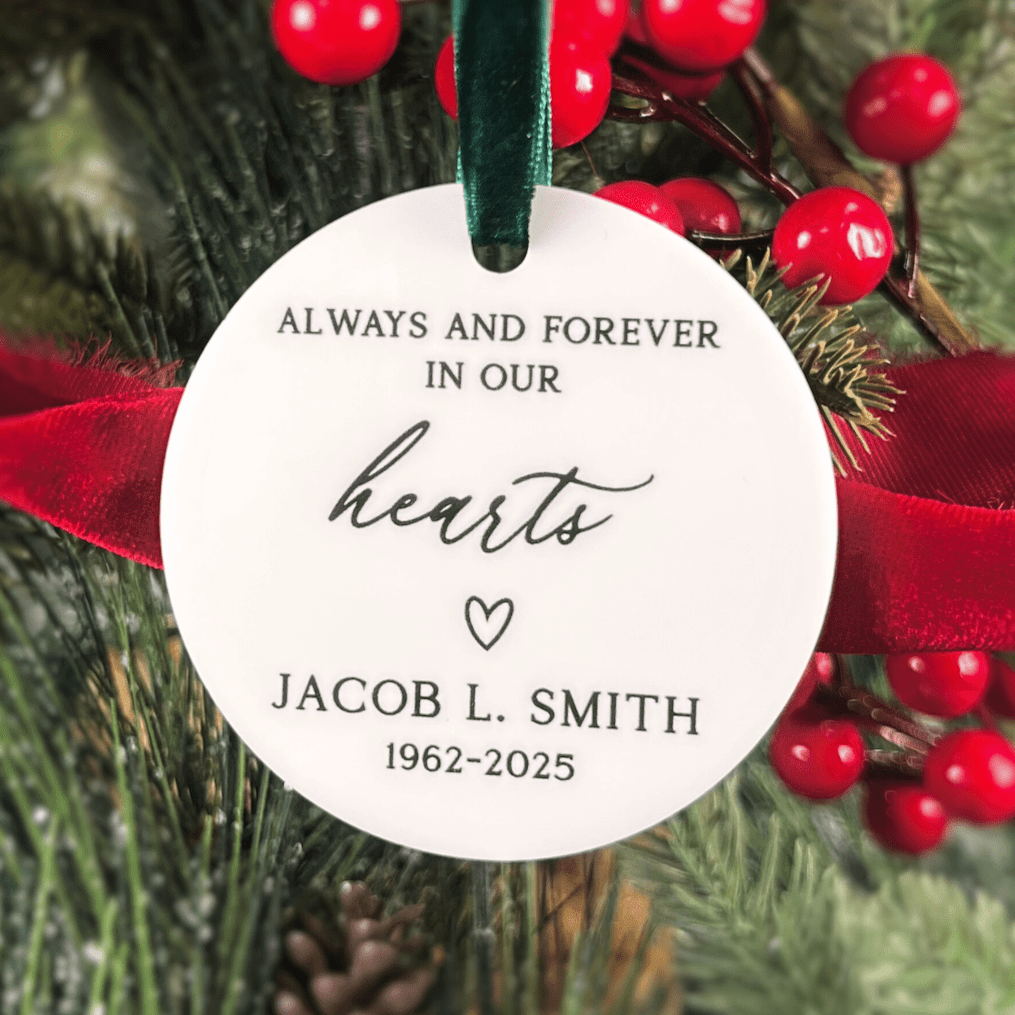 Always in Our Hearts Memorial Ornament