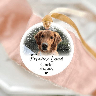 Personalized Pet Memorial Ornament – Forever Loved