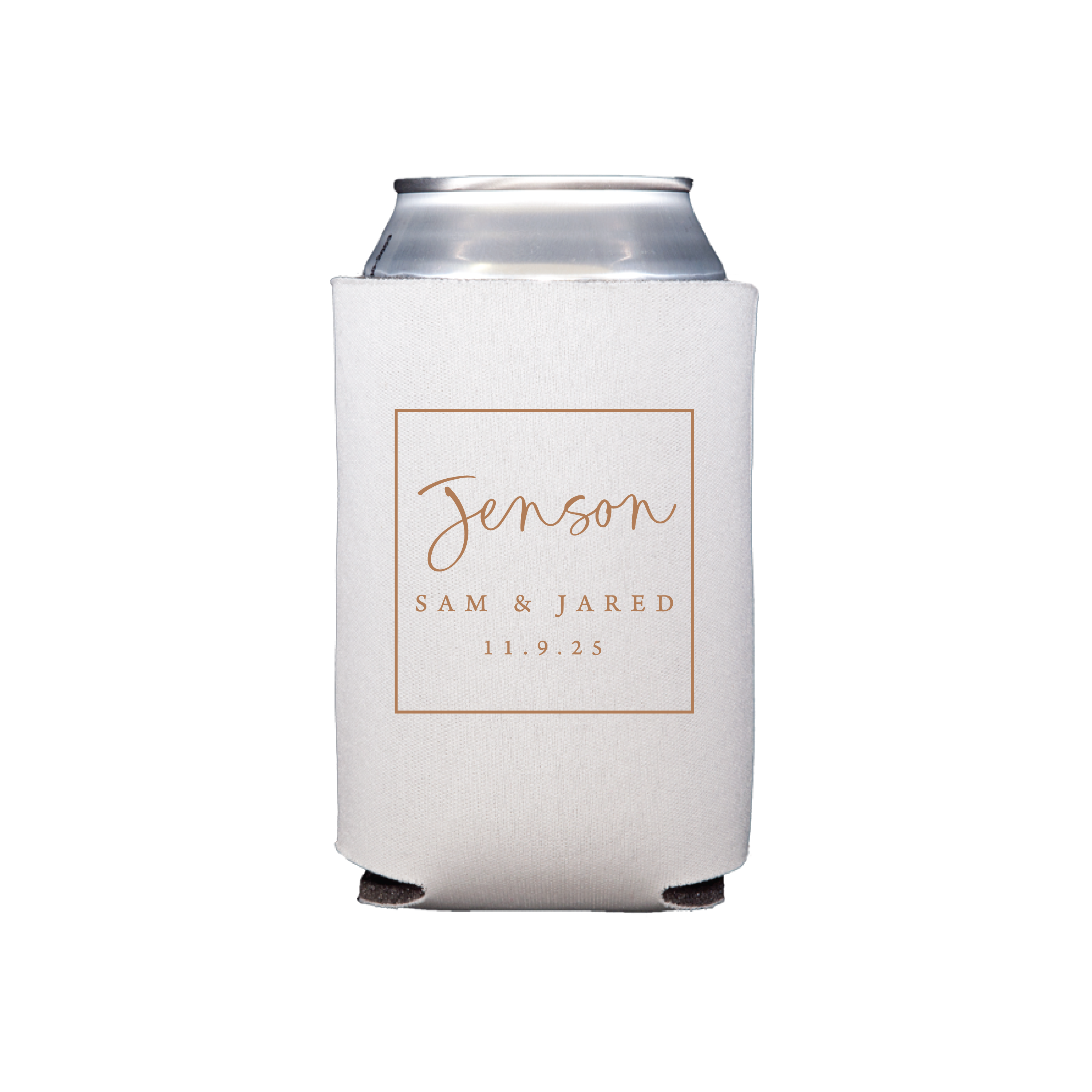 Personalized Wedding Can Cooler Favors - Can Cooler