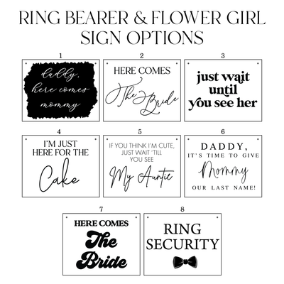 Daddy, Here Comes Our Girl Acrylic Wedding Sign