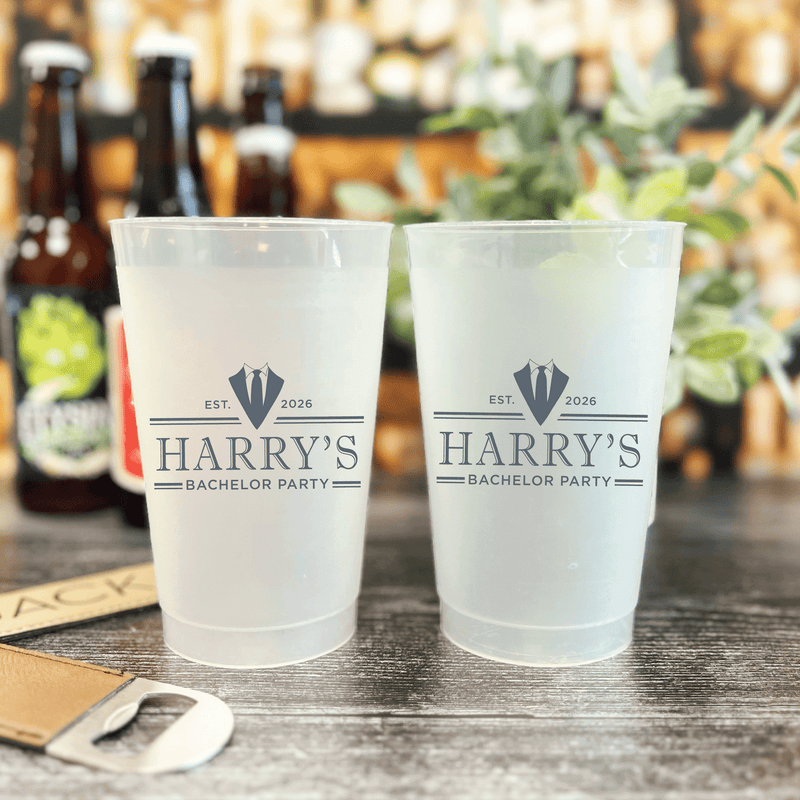 Groom’s Night Out Bachelor Party Plastic Cups
