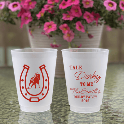 Talk Derby to Me Plastic Party Cups - Cup - Frosted