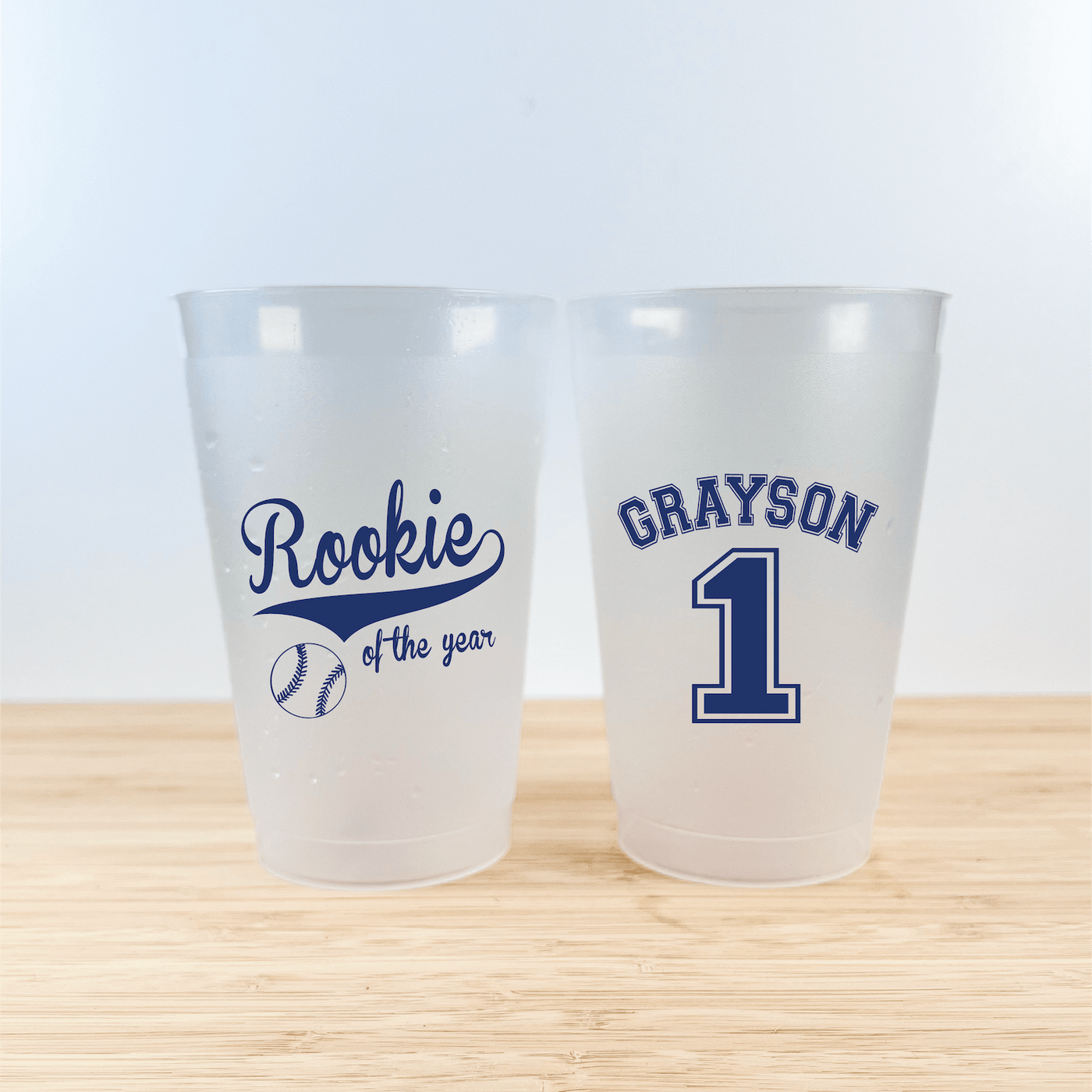 Rookie of the Year Birthday Shatterproof Party Cups