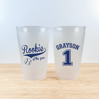 Rookie of the Year Birthday Shatterproof Party Cups