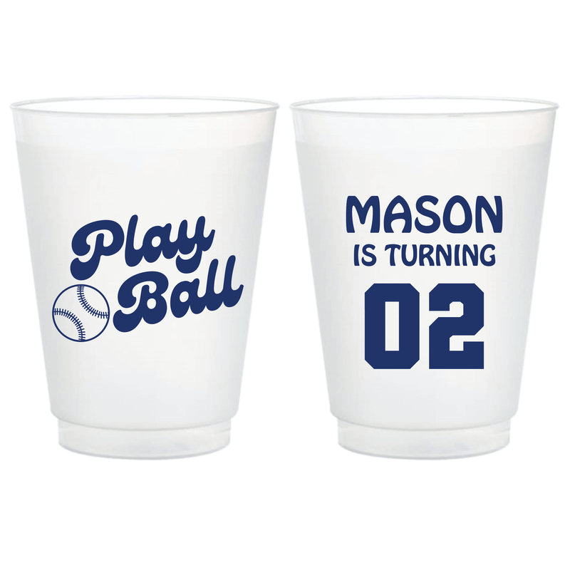Play Ball Birthday Shatterproof Party Cups