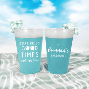 Boat Rides and Good Times Shatterproof Cups