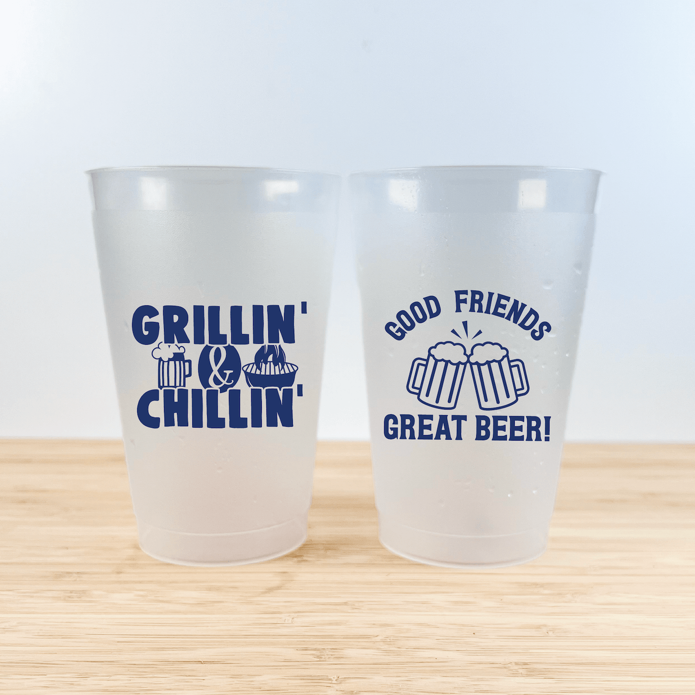Grillin' & Chillin' Summer Party Shatterproof Cups