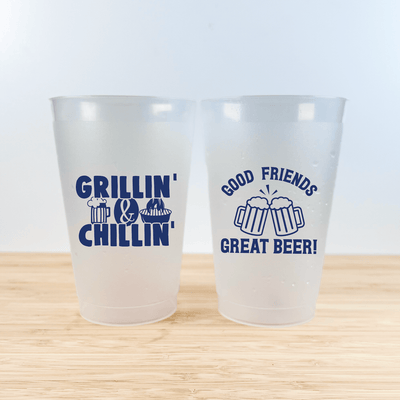 Grillin' & Chillin' Summer Party Shatterproof Cups