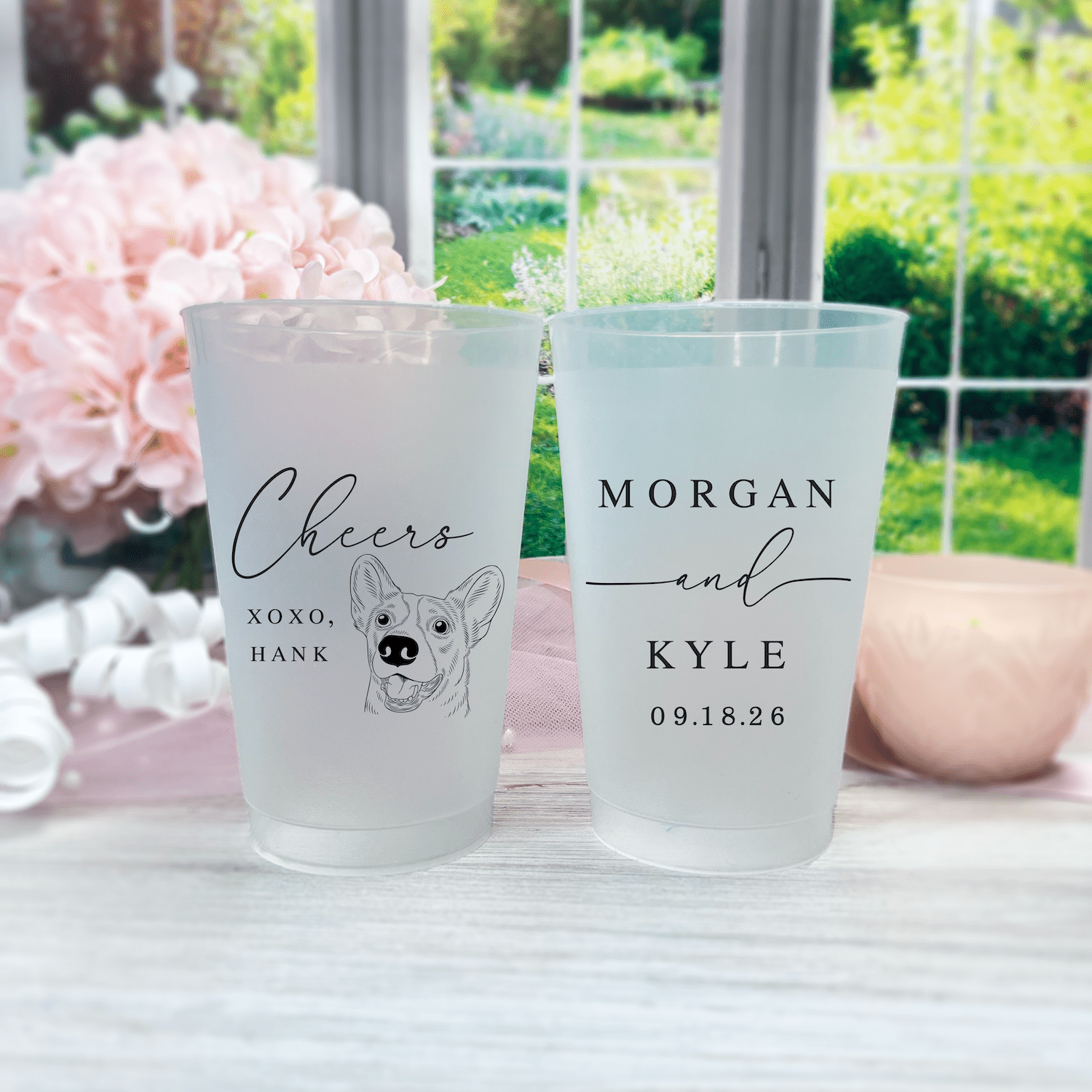 Cheers Custom Pet Frosted Cups for Wedding Receptions - Cup - Frosted - Dog
