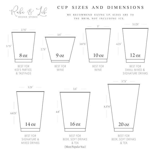 Personalized Baby Shower Frosted Plastic Cups - Cup - Frosted