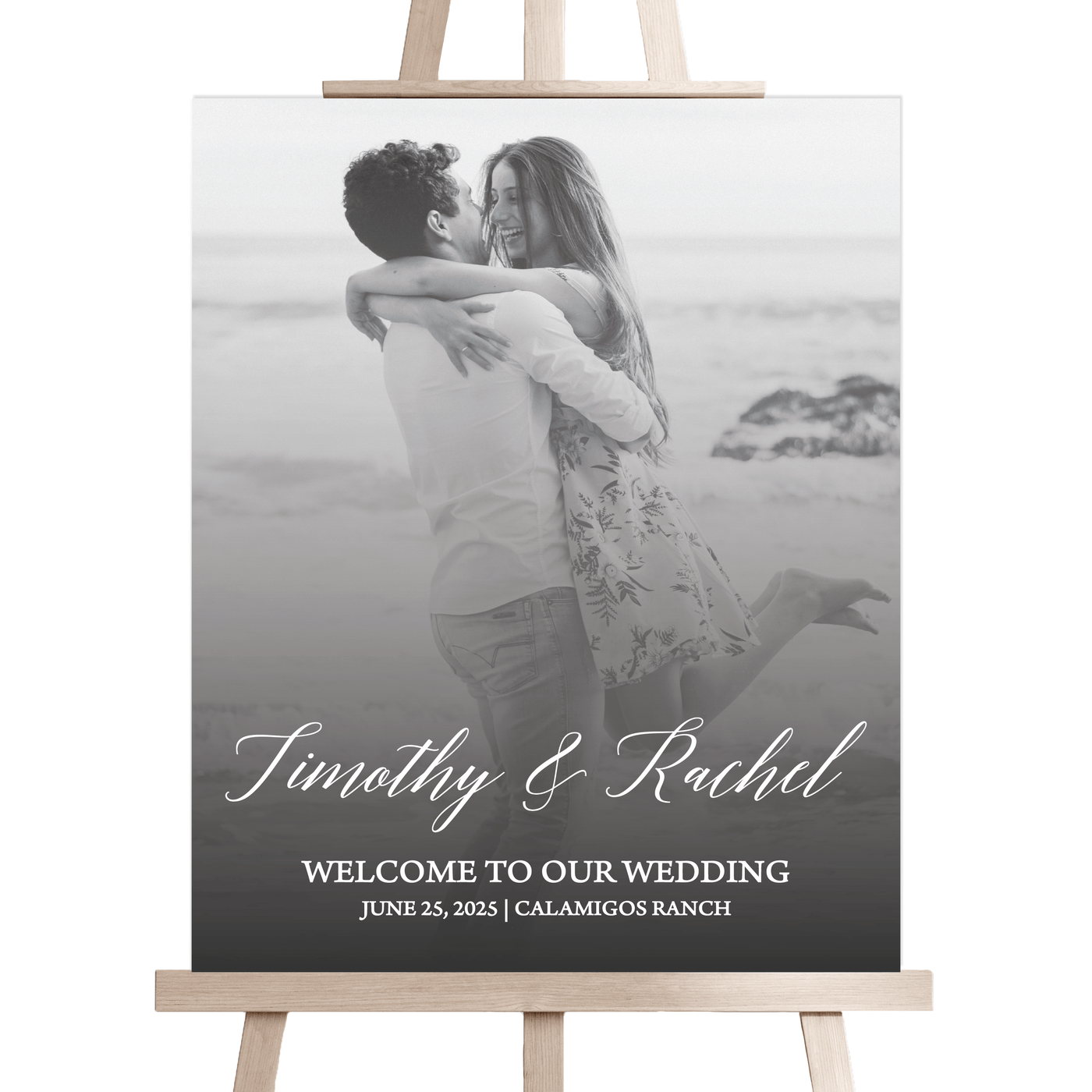 Welcome to our Wedding Photo Sign