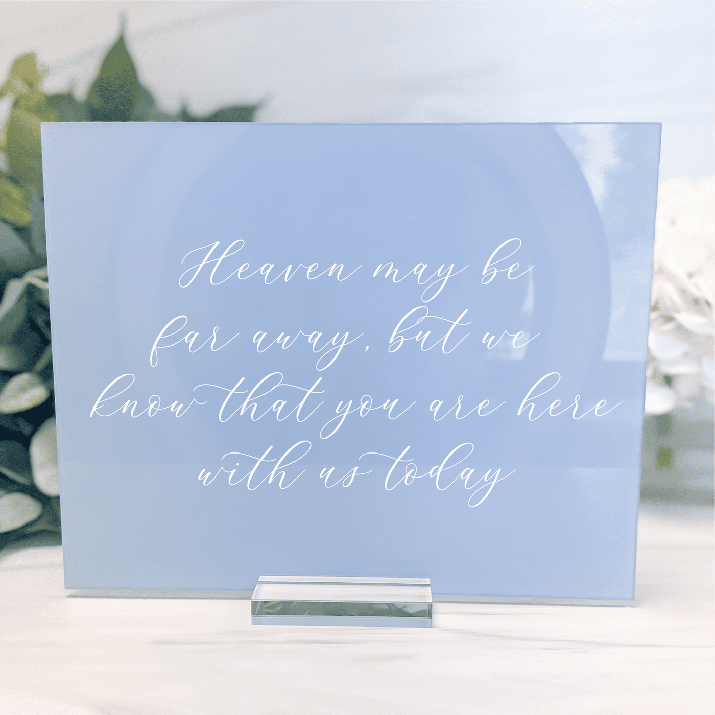 Remembrance Memorial Acrylic Wedding Sign