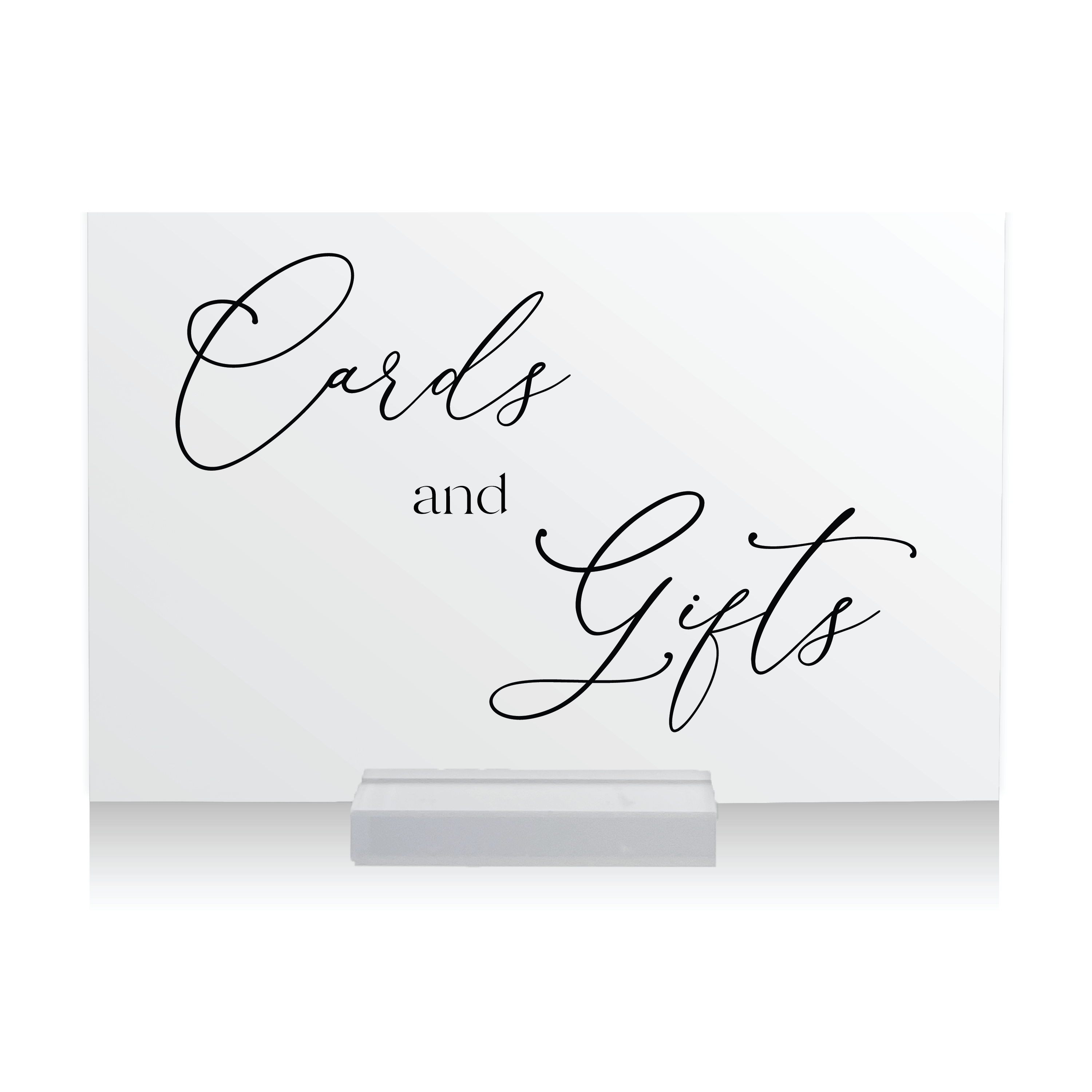 Cards and Gifts Wedding Sign - Table Signs