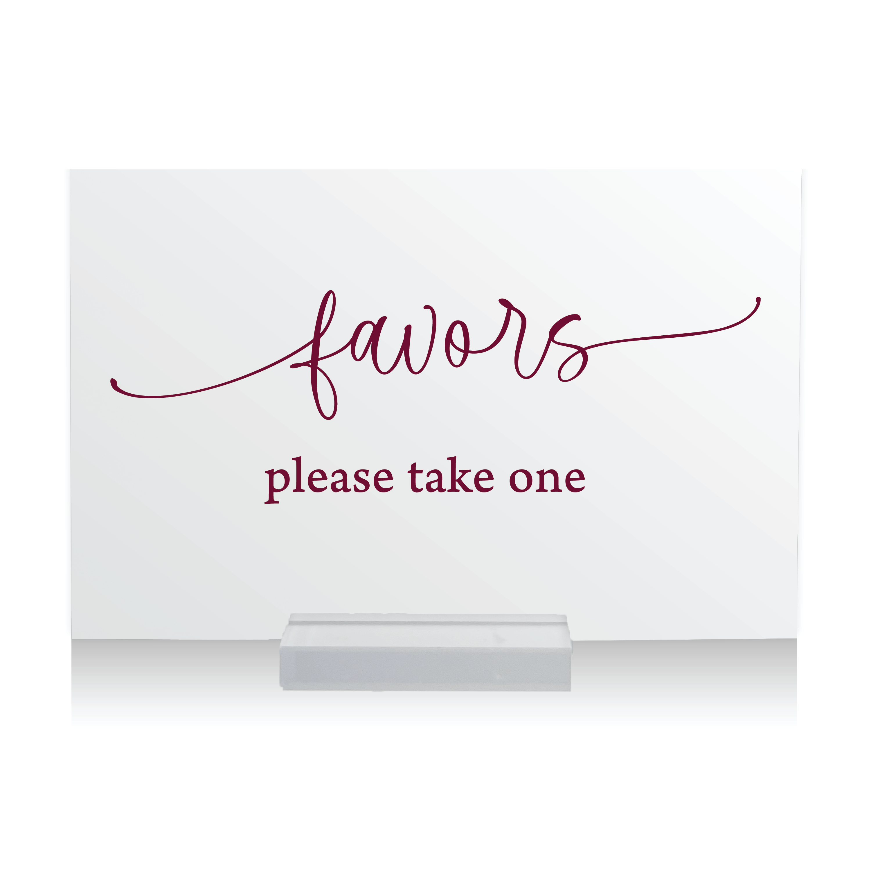 Favors Wedding Sign - Table Signs