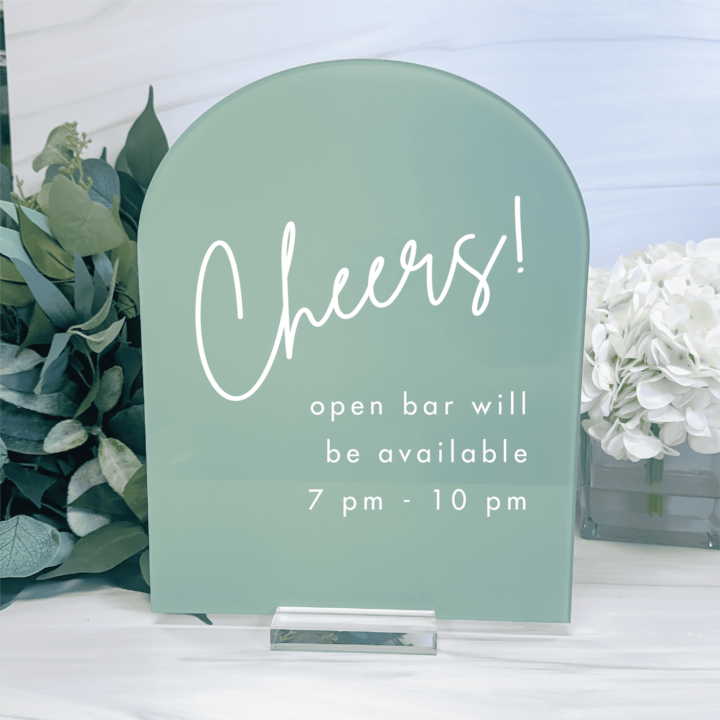 Open Bar Wedding Sign