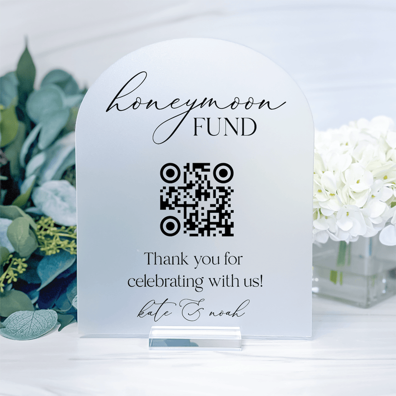 Honeymoon Fund Wedding Sign