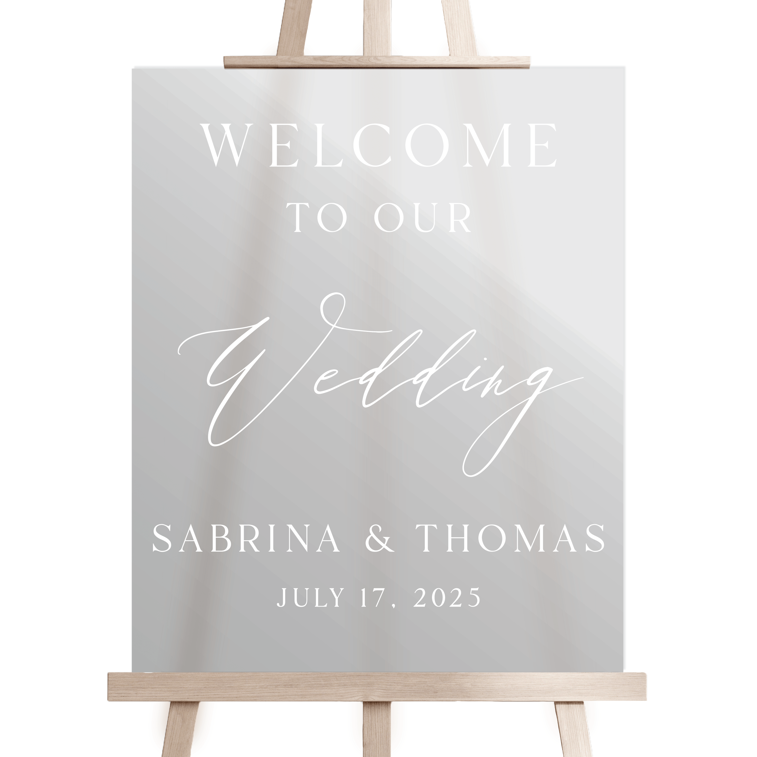 Welcome To Our Wedding Sign - Welcome Sign