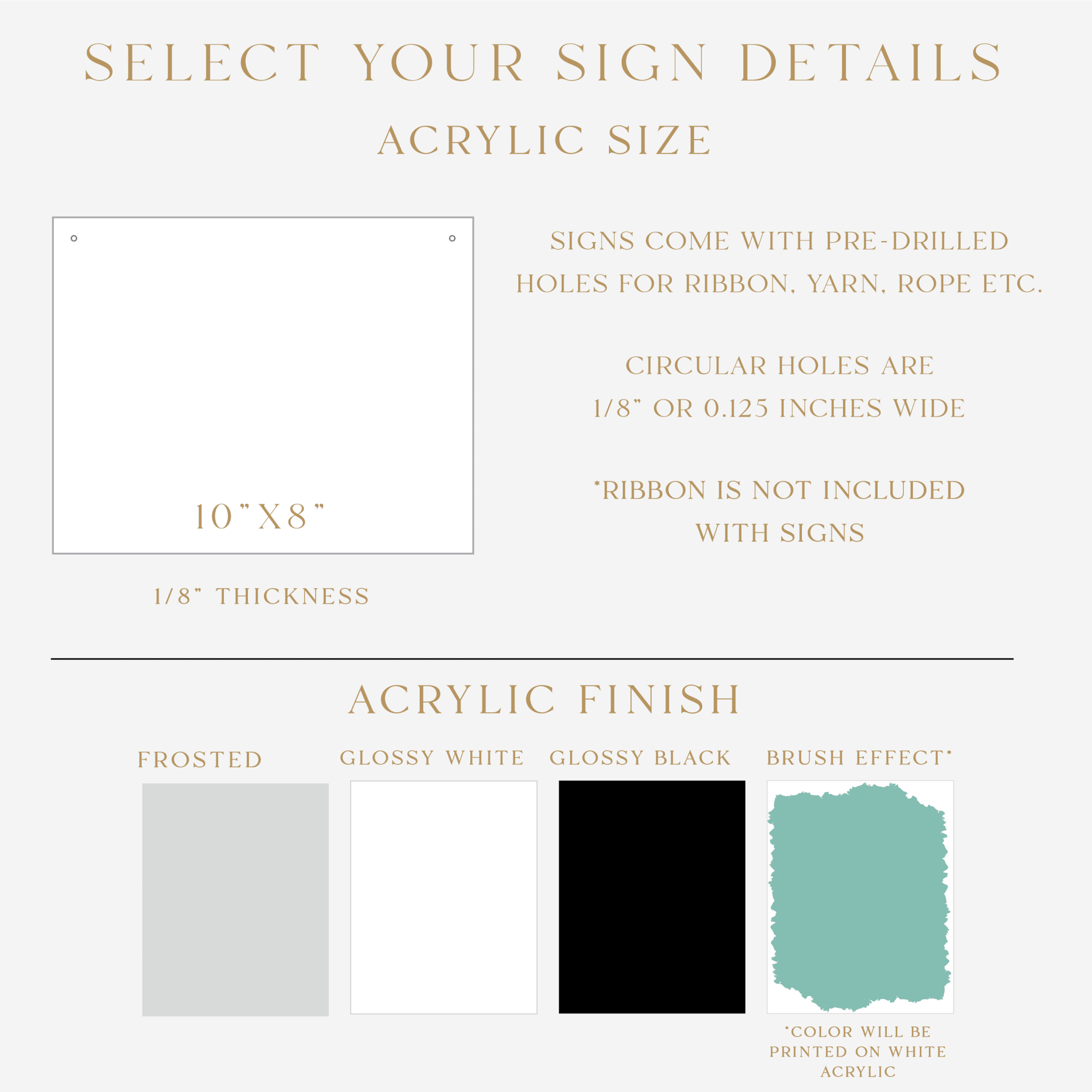 Ring Security Acrylic Wedding Sign - Table Signs